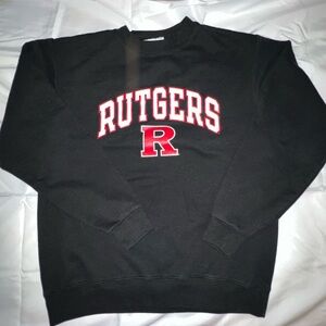 Champion Black Rutgers Sweater